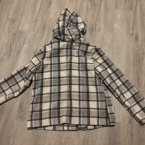 Wool plaid toggle button peacoat - Picture 4 of 4